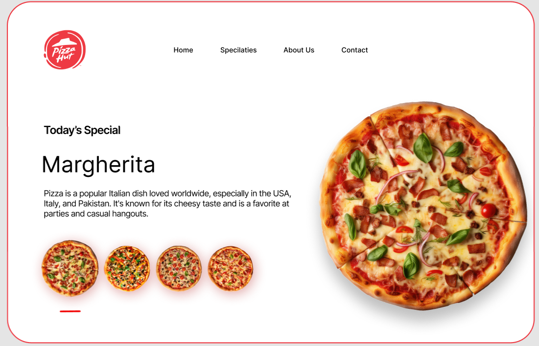 Pizza App UI/UX Design